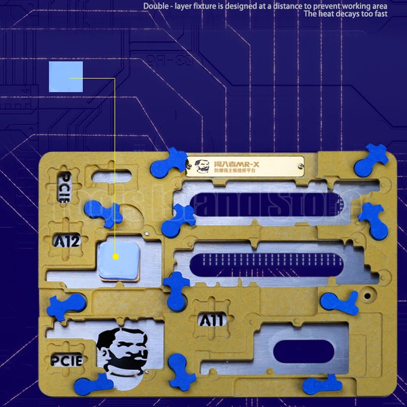 メカニック MR-X 4 in1 防爆マザーボード CPU NAND 指紋修理 PCB ホルダーフィクスチャの場合 XR/Xs /Xs 最大/X