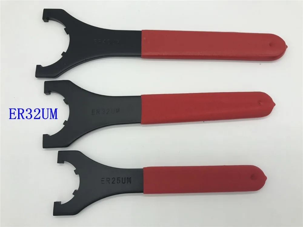 25 cm Lunghezza Nero Rosso Precisione ER-32UM Chiave Pinza Fresatura CNC