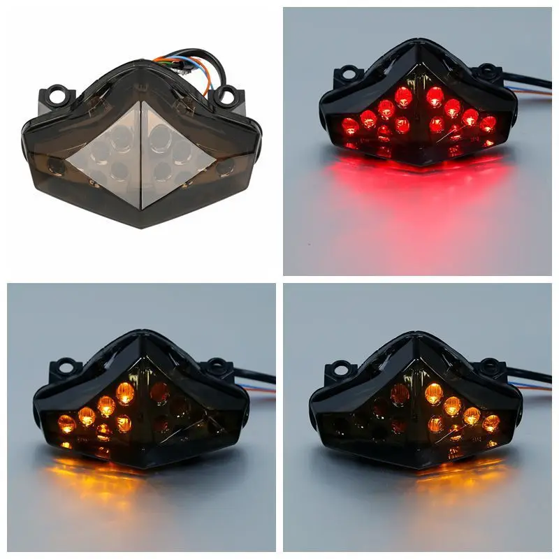 LED Brake Tail Light Taillight For Kawasaki Ninja 650 R ER-6N ER-6F 12-14 13 Two Colors