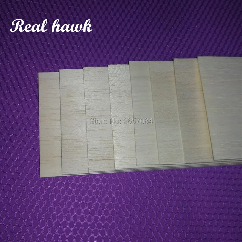 5pcs 600x100x6/7/8/9mm EXCELLENT QUALITY Model Balsa wood sheets for DIY airplane boat model material