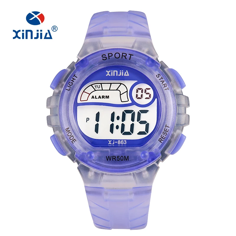 Watch LED 5 ATM Digital Sports Relojes Mujer Boys Girls fashion Students Cartoon Jelly Waterproof Relogio Feminino 2020