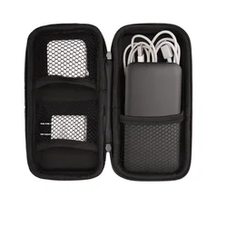 Pancerne etui pamięć USB przenoszenie organizator schowek na okulary długopis z funkcją nagrywania torba typu worek bank klucz Power Bank kabel e-papieros