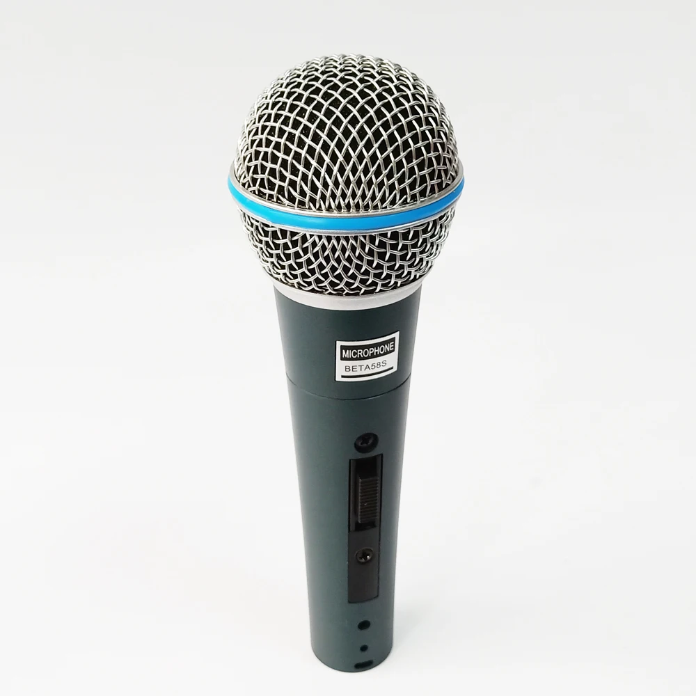 Beta58a sm58s Handheld-Karaoke-Kabel mikrofon singen Vocal B-Box Kirche Lehr mikrofon mit Ein/Aus-Schalter