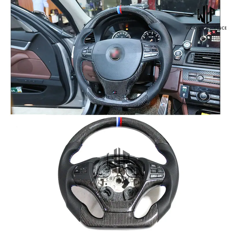 

F30 High Quality Carbon Fiber Steering Wheel Cover Car Styling For BMW 3 Series F30 320d 328i 330i 2012-UP