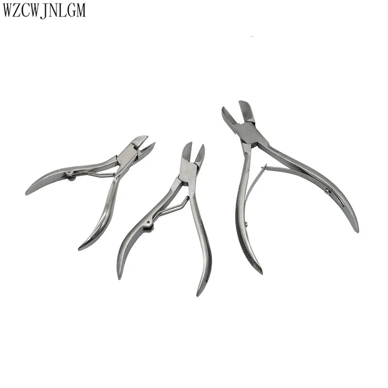 140/120/100mm Elbow Shrapnel Stainless Steel Scissors Teeth Cut Teeth Clamp Pliers Piglets Livestock Breeding Equipment 6pcs