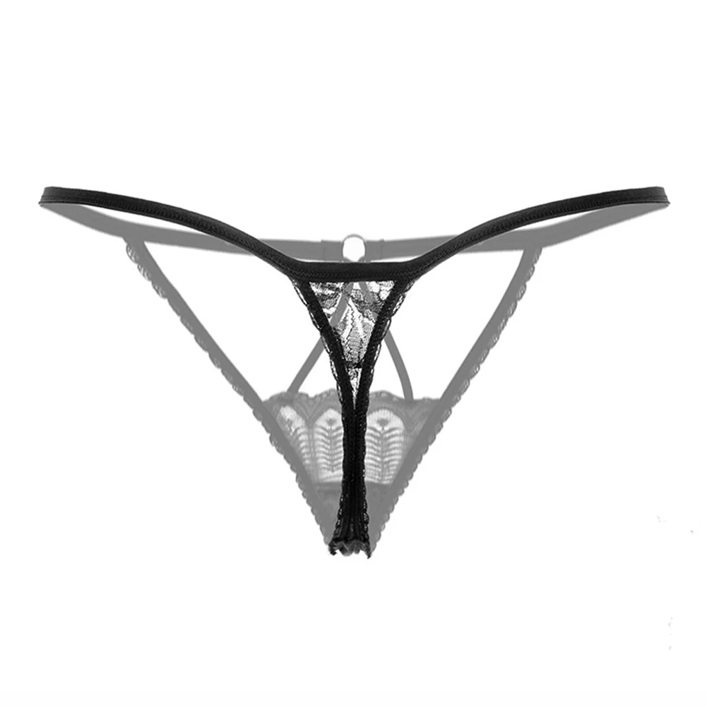 Sexy Ladies Lace G String Underwear Women Embroidery Low waist Thongs Hollow G-String Panties Women Intimates Underpants Female