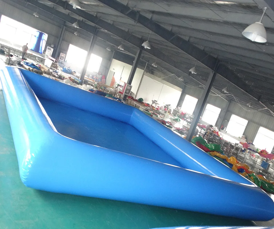 Giant Blue Inflatable Pool, Adult Size, High Quality