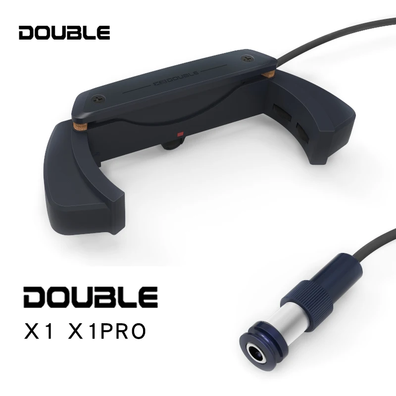 DOUBLE X1 Pro Acoustic Guitar Pickup Single Double Pickups Preamp System Avoid Opening for 39-42 Inch Pick-Up Guitar Accessories