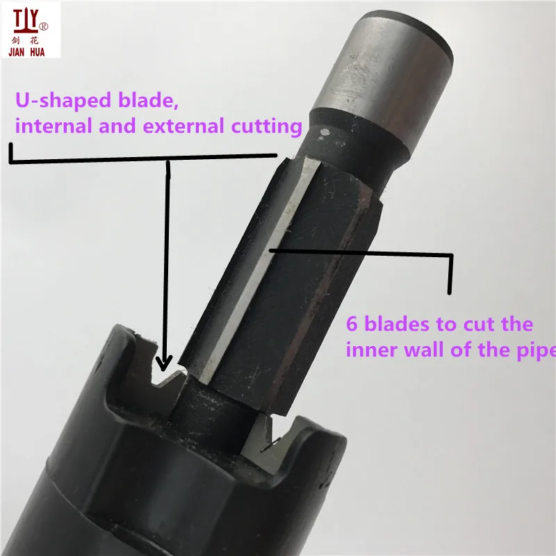 1pc 16/20/26/32MM Internal And External Chamfer Plastic Pipe Hand Reamer Plumbing Tools Manual Pipe Reamers