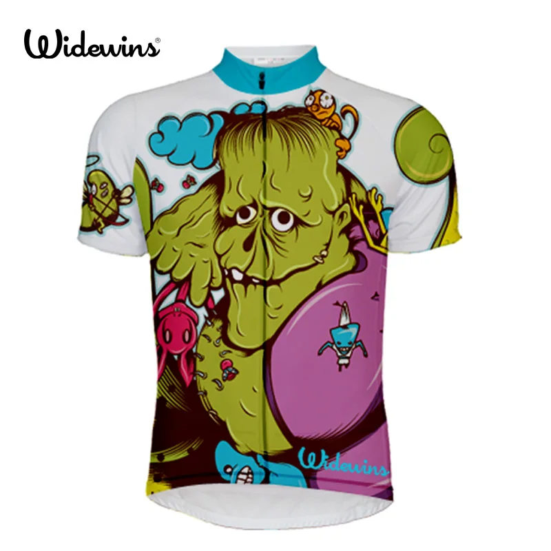 

Cartoon Monster Cycling Jersey Promotion Item Short Sleeves Top Rate Ciclismo Bike Bicicleta Cycling Jerseys 5747