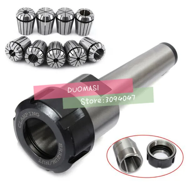 

9pcs ER25 Spring Collets + 1PCS MT4 ER25 Collet Chuck Morse Taper Holder For CNC Milling Lathe Tool