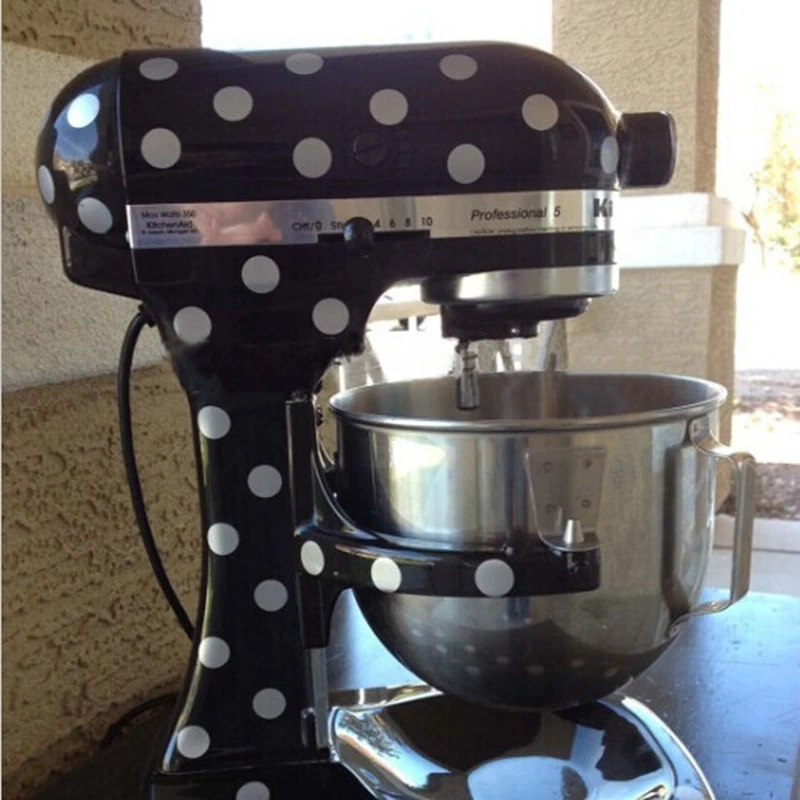 Kitchen mixer polka dot sticker vinyl decals , Polka dots for your KITCHEN stand mixer , F2068