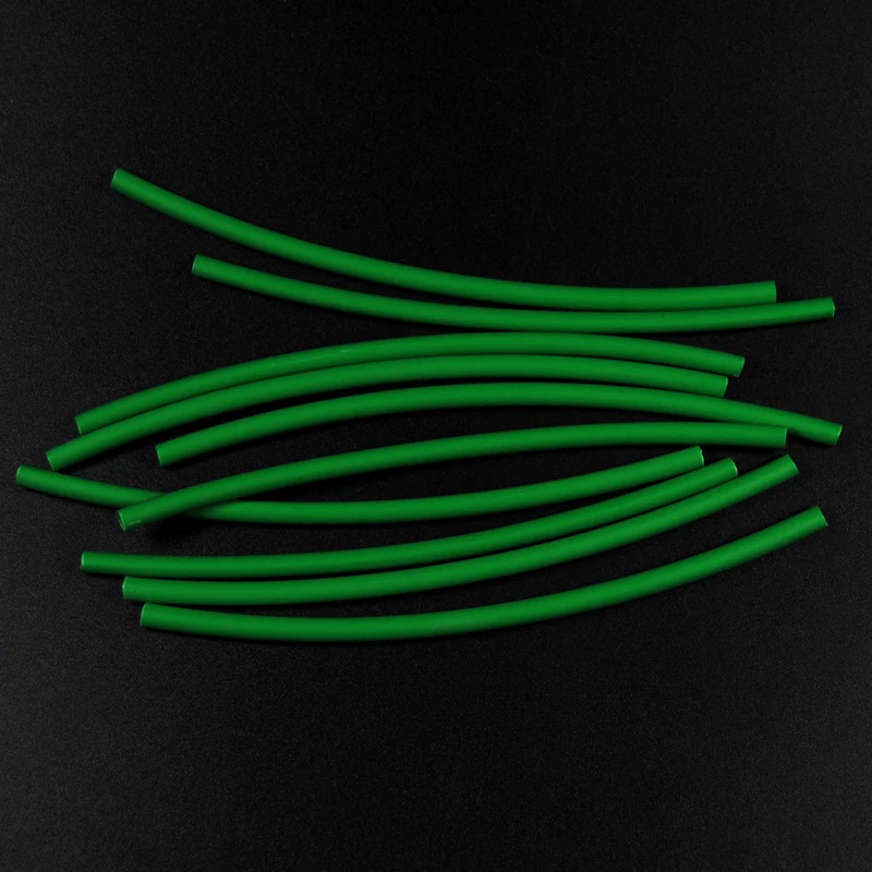 10pcs Carp Fishing Accessories Silicone Rig Tube Heat Shrink Tubes Tubing Heating Shrink Tubing for Carp Chod Rig Fishing Tackle