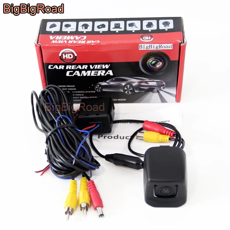 BigBigRoad Car Rear View Reverse Backup Camera With Power Relay / Filter For Toyota Hilux 2010 2011 2012 2013 2014 2015 - 2017