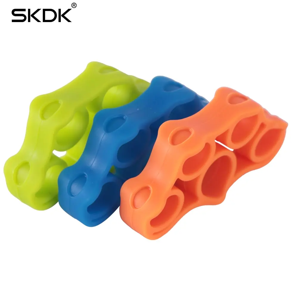 1PC Finger Hand Grip 3kg-5kg Silicone Strength Trainer Ring Gripper Expander Finger Workout Fitness Training Power Hand Grips