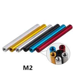 10pcs M2 Colonna In Alluminio M2 * 6/8/10/12/15/20/25/30/35 millimetri di alluminio Rotonda Standoff spacer Per Le Parti di RC