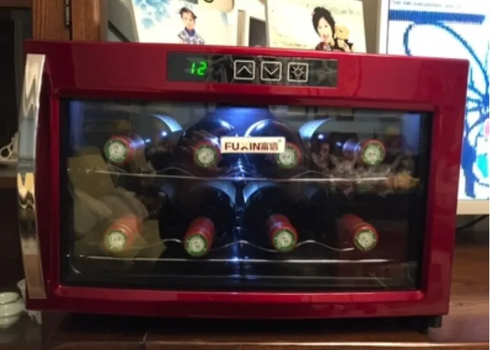 Wine Display Mini Refrigerator 23L Red Wine Storage Case Household Constant Temperature Refrigerated Wine Cabinet