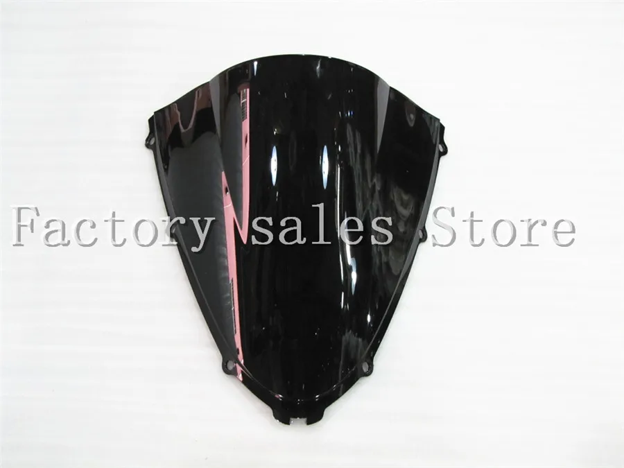 For Kawasaki Ninja ZX14R ZX-14R ZZR1400 ZZR 1400 2006 2007 2008 black Windshield WindScreen Double Bubble 06 07 08