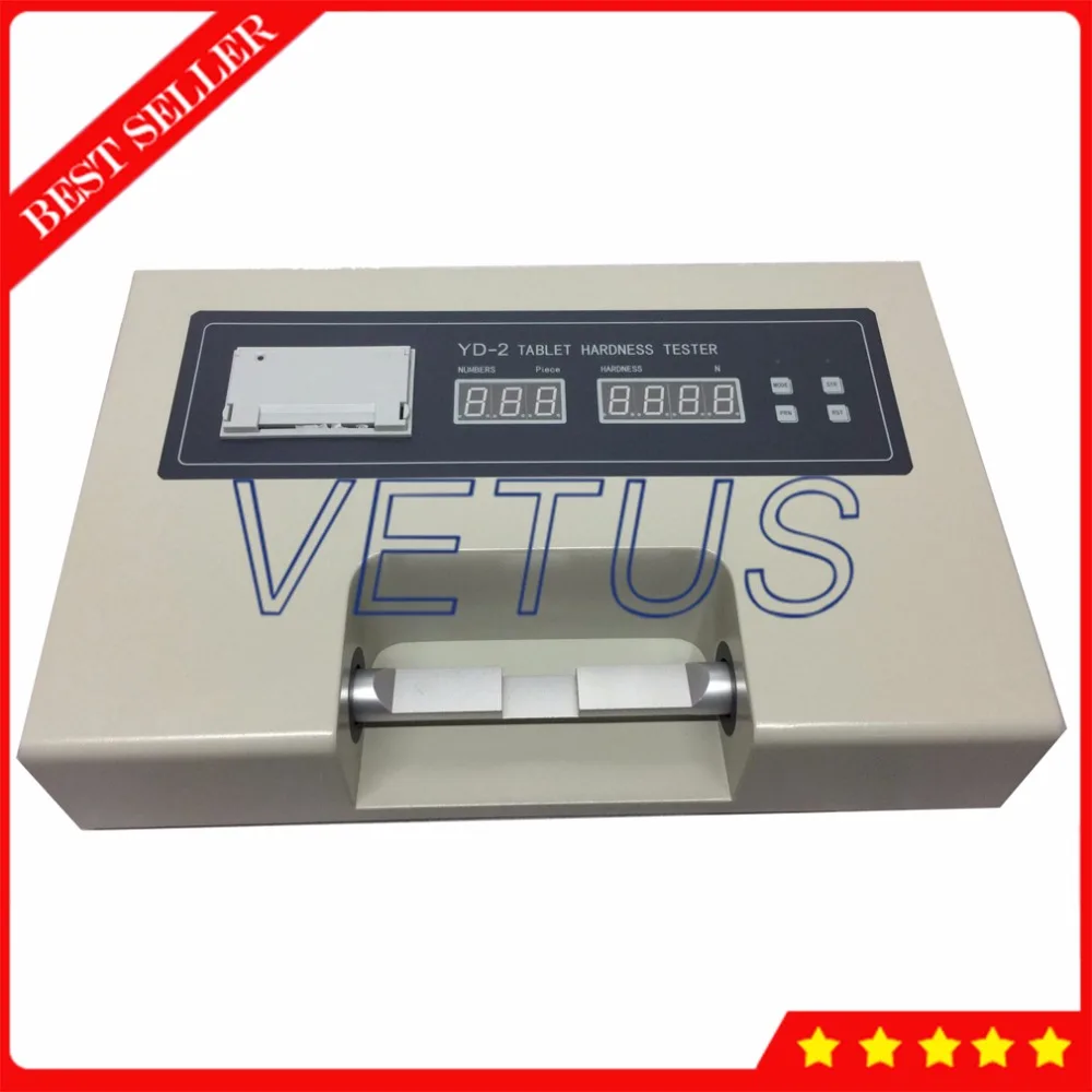 Tablet Hardness Meter Tester Lab Hardness Tester Testing Machine With Print Function Range 2 to 199.9 N