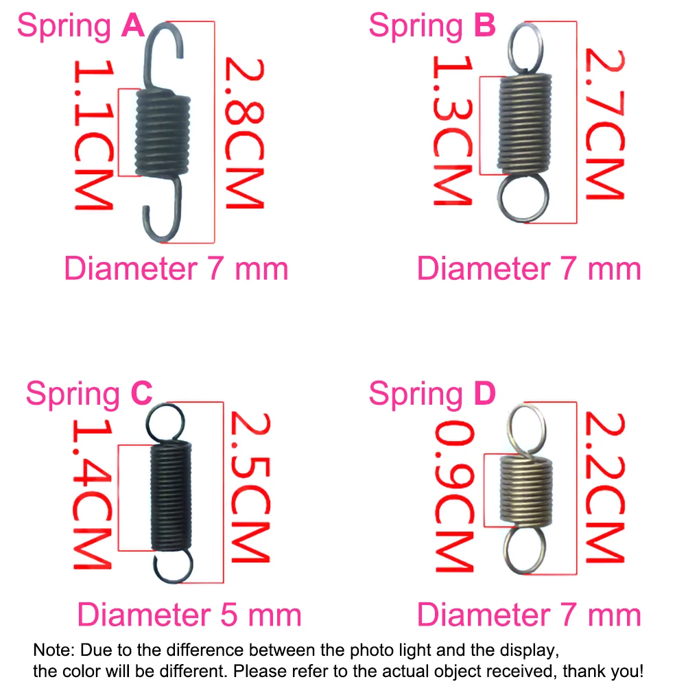 2 pz/lotto Universale Forno A Microonde Porta Gancio di Estensione Molla D di Ricambio Parti di Forno A Microonde di Alta Qualità di Nuovo 100%