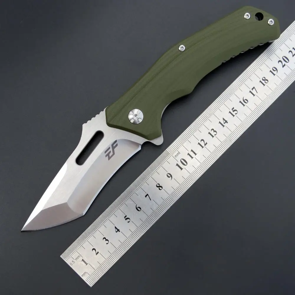 Eafengrow EF908 folding knife D2 Blade G10 Handle  knife Survival Camping tool Pocket Knife tactical edc outdoor tool