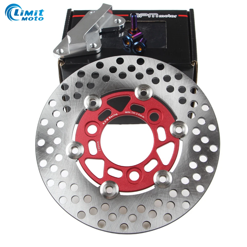 Universal motorcycle Aluminum alloy Floating brake discs 200mm Rapid cooling brake pads For Honda DIO 28/34/35/36