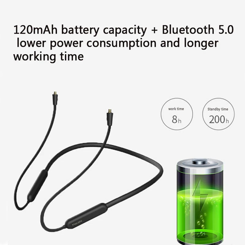 Macaw aptx  A2DC IE40 IM Bluetooth Earphones Cable For E40 E50 E70 CKS1100IS LS50 LS70 IE40PRO IE40 IM50 IM70 IM01 IM02 IM03