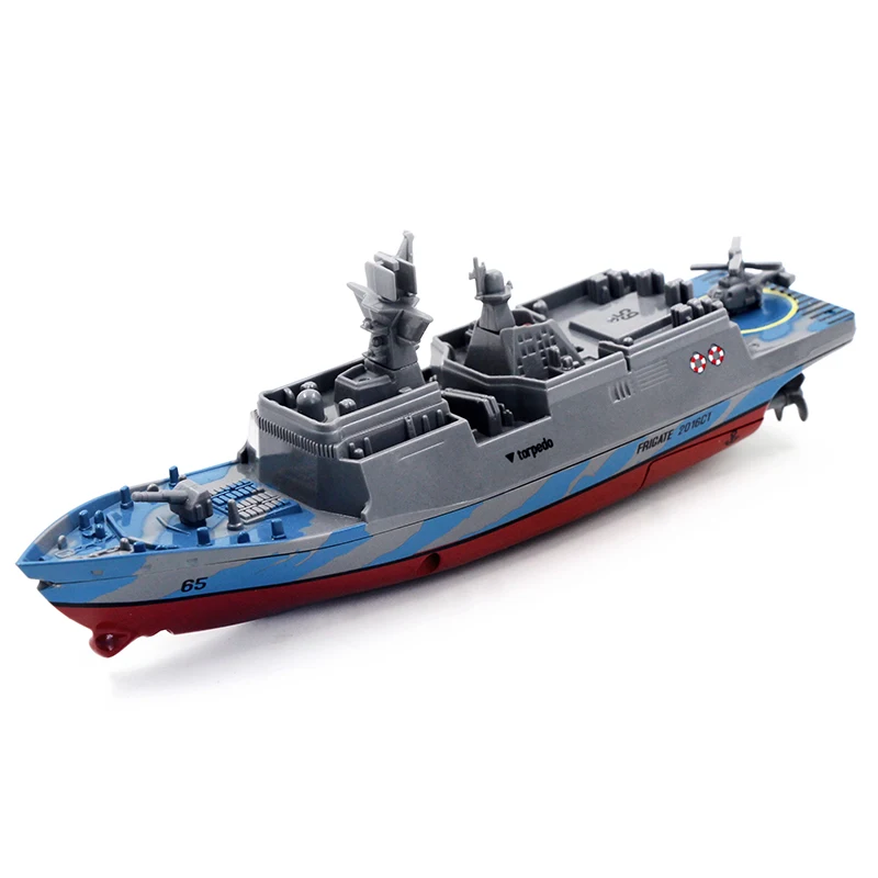 EBOYU Shen Qi Wei 3318/ 3319 RC Boat 2.4GHz 3CH Remote Control Carrier Boat / Escort Frigate Boat Exquisite Model Gift Toy