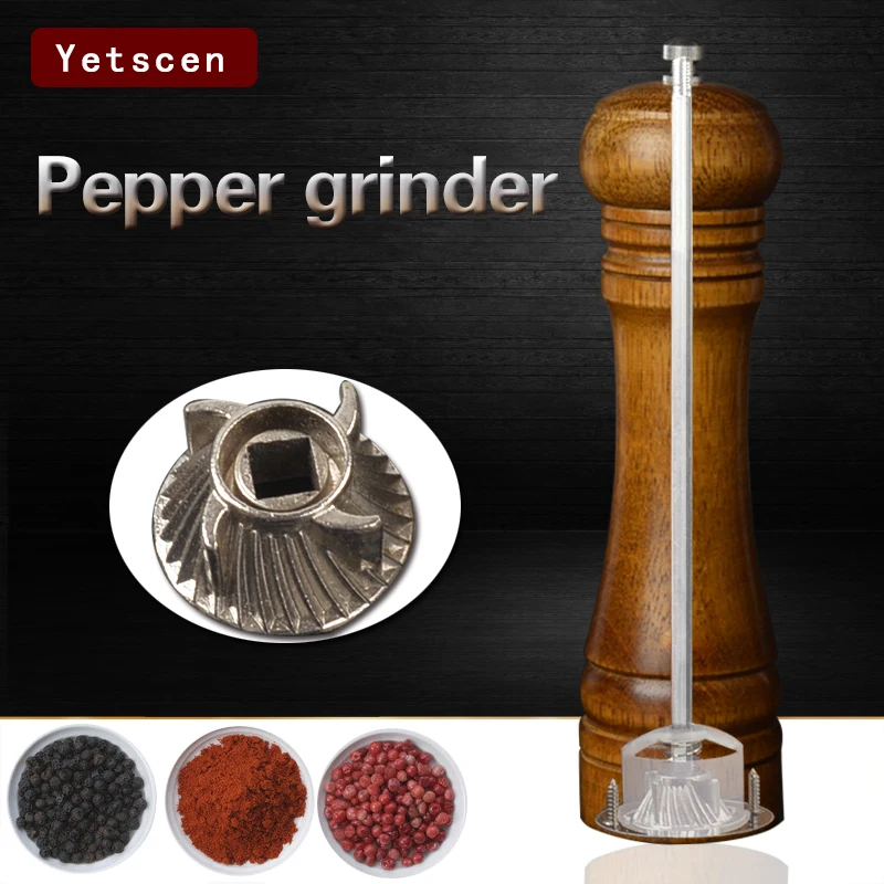 Rubber Wooden Peppe…