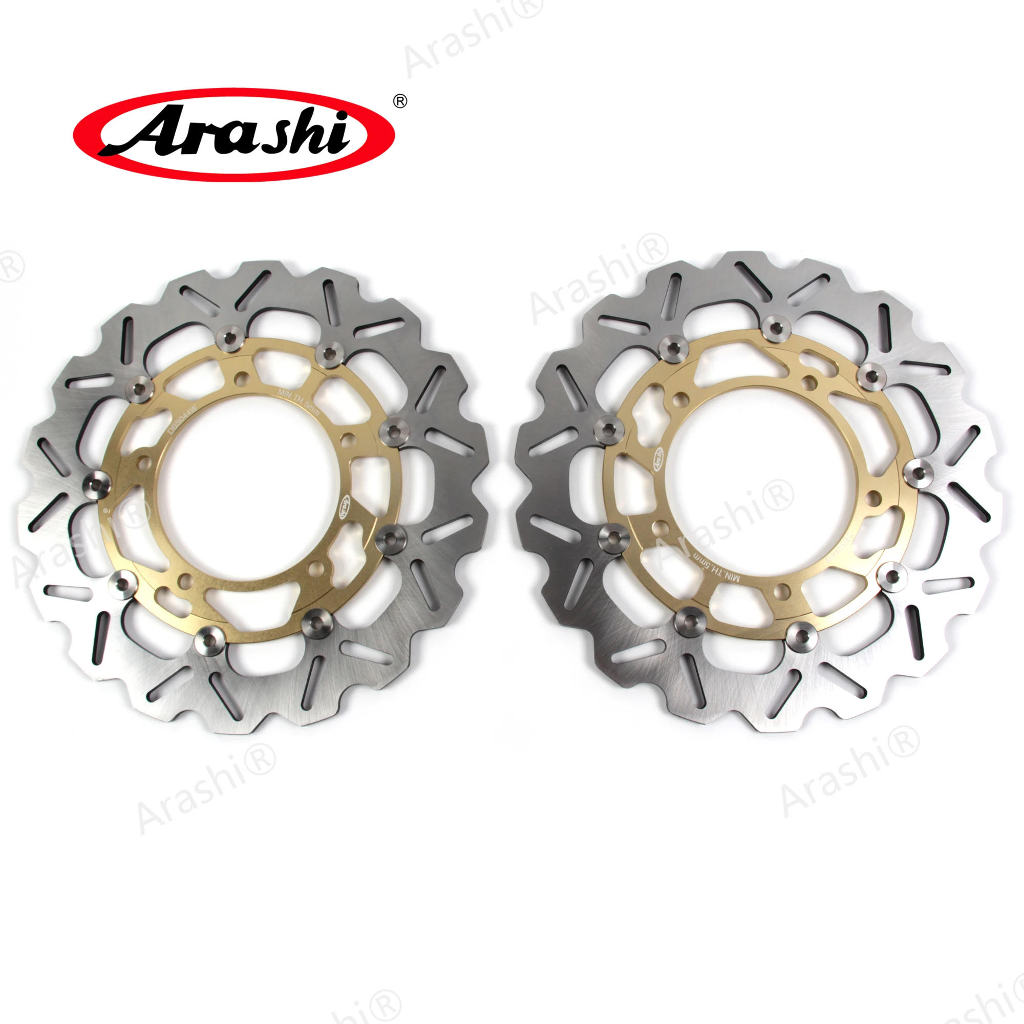 ARASHI For SUZUKI DL V-STROM 650 2007-2012 CNC Front Brake Rotors Disc Disks Vstrom 2007 2008 2009 2010 2011 2012 GSR400 GSXF