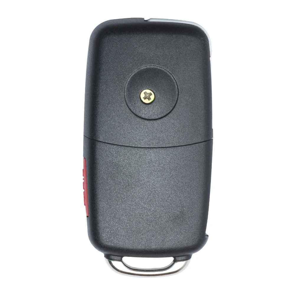 Keyecu Keyless-Go Flip Remote Car Key Fob ID46 for Volkswagen VW Touareg Phaeton 2002-2010 3D0 959 753 AG 3D0959753AG 5WK45031