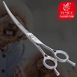 Fenice JP440C cesoie curve per animali domestici professionali da 6.75 pollici forbici per toelettatura per cani forbici per ritagli di capelli per animali domestici