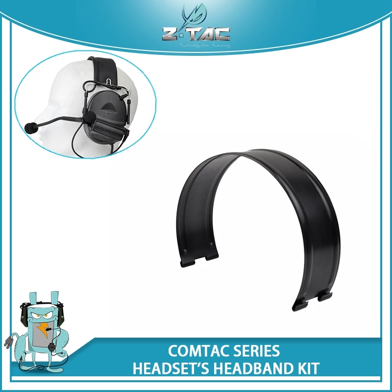 ZTAC Tactical Airsoft Element Accessories Comta Series Headphone Headband Kit Softair Aviation headset Comta Pelto Z016