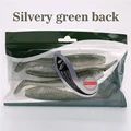 Silvery green back