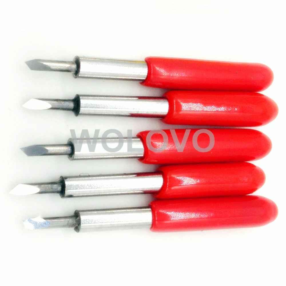 5pcs 45 Degree Roland GCC Liyu Rabbit Redsail Cutting Plotter Blades Vinyl Cutter Knife Free shipping