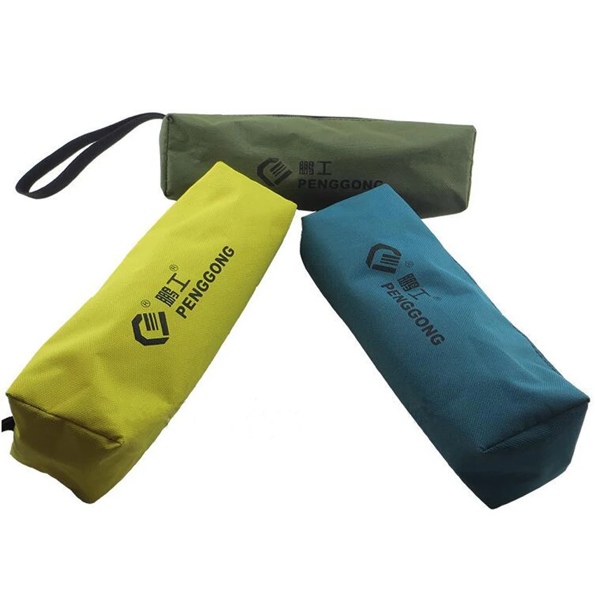 Bolsa de herramientas de almacenamiento multicolor, bolsa de utilidad, lona Oxford, impermeable, multifuncional, pequeña pieza de Metal con asa de transporte, 1 ud.