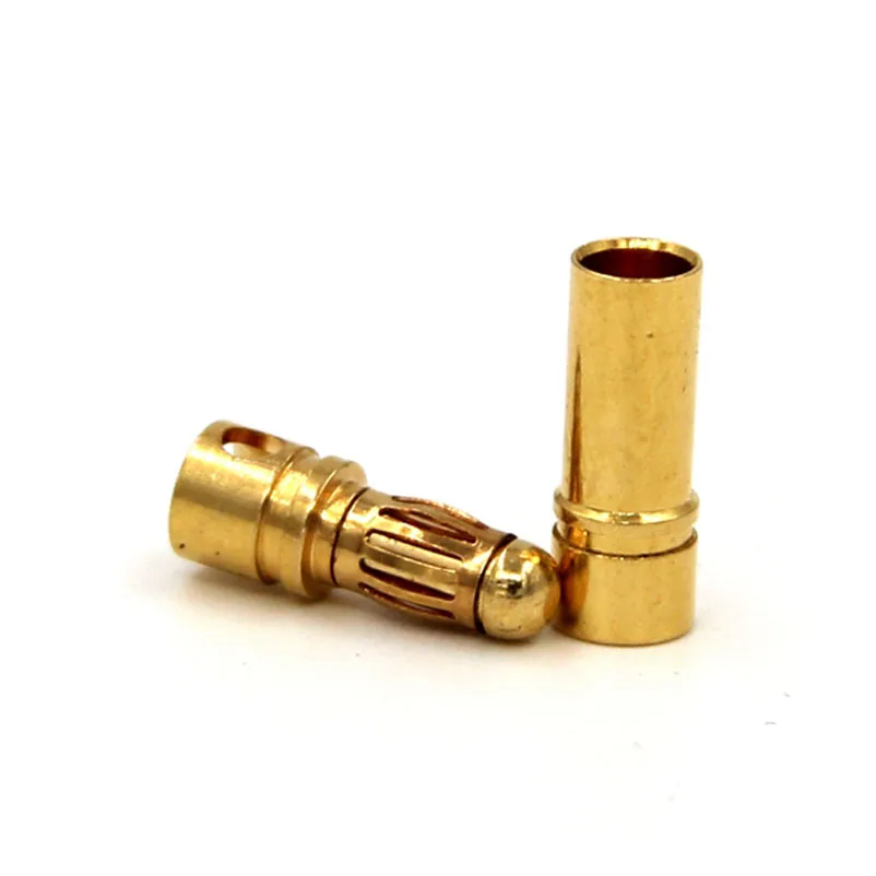 3.5MM Banana Plug 35A 7U Thick Gold Plating DIY Model Motor Adjustable Battery Plugs Connector Accessories