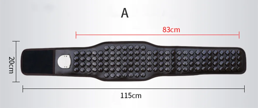 Heat protection of lumbar abdomen warm physical therapy health care warm sp/ms tomalin germanium stone electric heating