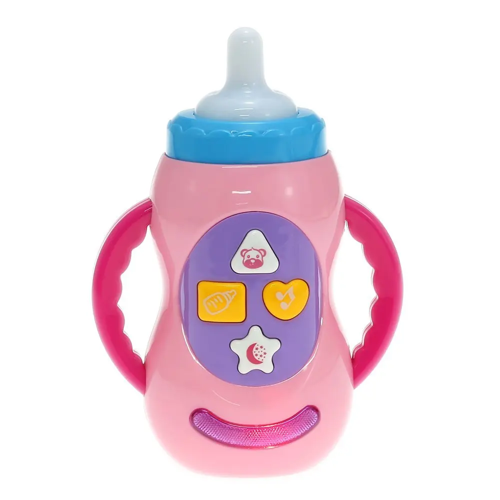 EBOYU Infant Feeding Bottle Toy with Lights Sounds Songs Intellecture Musical Toy for Baby