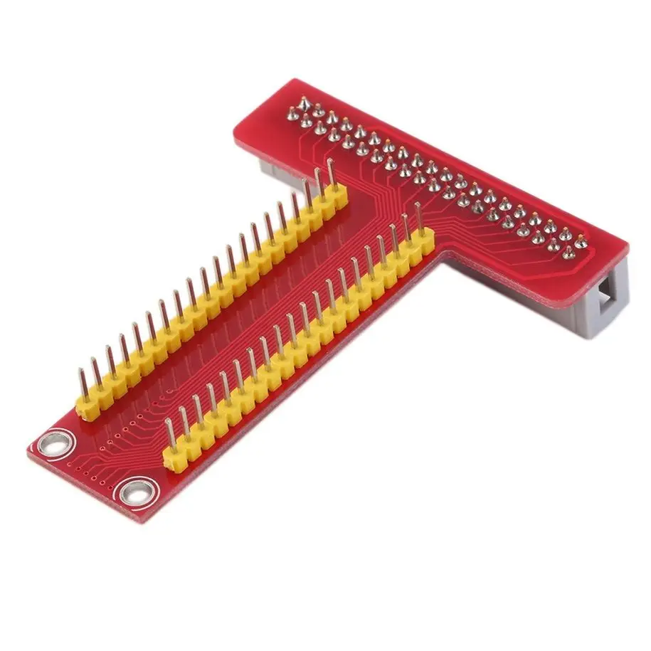 สำหรับพายราสเบอร์รี่ Raspberry Pi รุ่น B อุปกรณ์เสริม T ประเภท GPIO Expansion Board + Raspberry Pi 40P สายรุ้งสาย