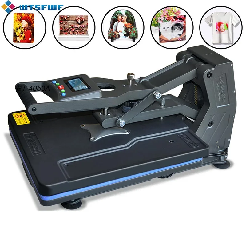 Fastshipping Wtsfwf ST-4050 40*50CM Non Hydraulic Heat Press Printer Machine 2D Thermal Transfer Printer