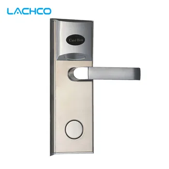 Lachco 디지털 rfid 카드 잠금 전자 도어 잠금 호텔 아파트 홈 오피스 룸 래치 deadbolt l16038bs  Best5