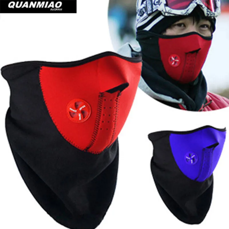 

Fleece Bike Half Face Mask Cover Face Hood Protection Ski Cycling Sports Outdoor Winter Neck Guard Scarf Warm Mask