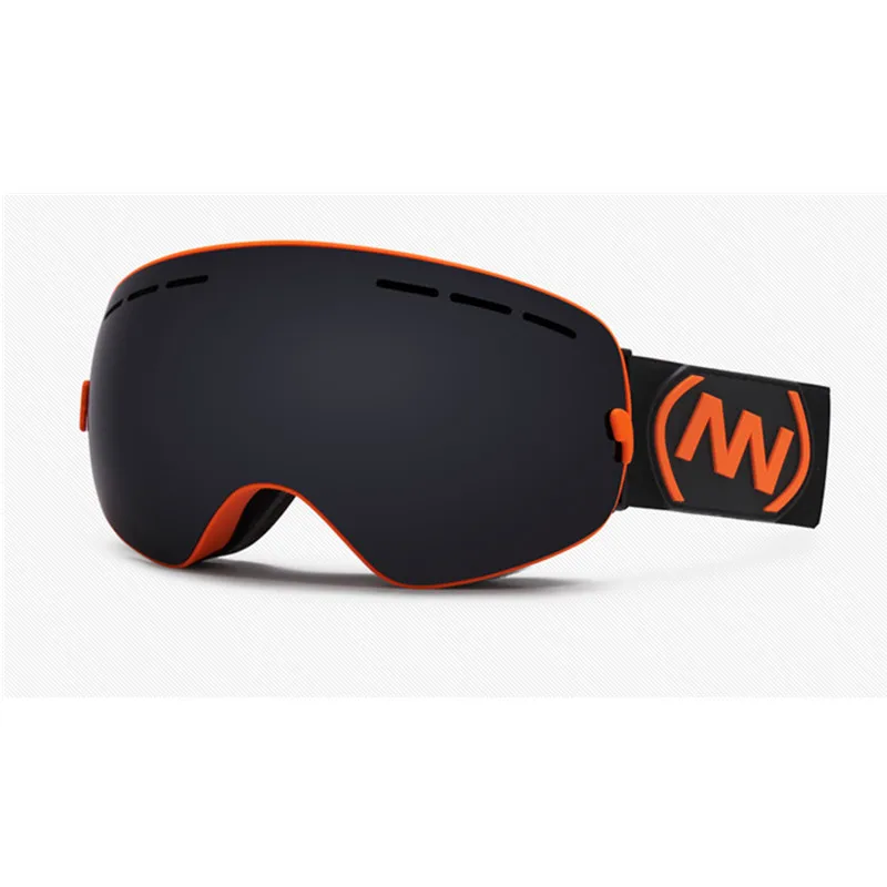 NANDN Marke Ski Brille Doppel UV400 Anti-Fog Ski Brille Maske Skifahren Männer Frauen Schnee Brillen Snowboard Brille Austauschbare objektiv