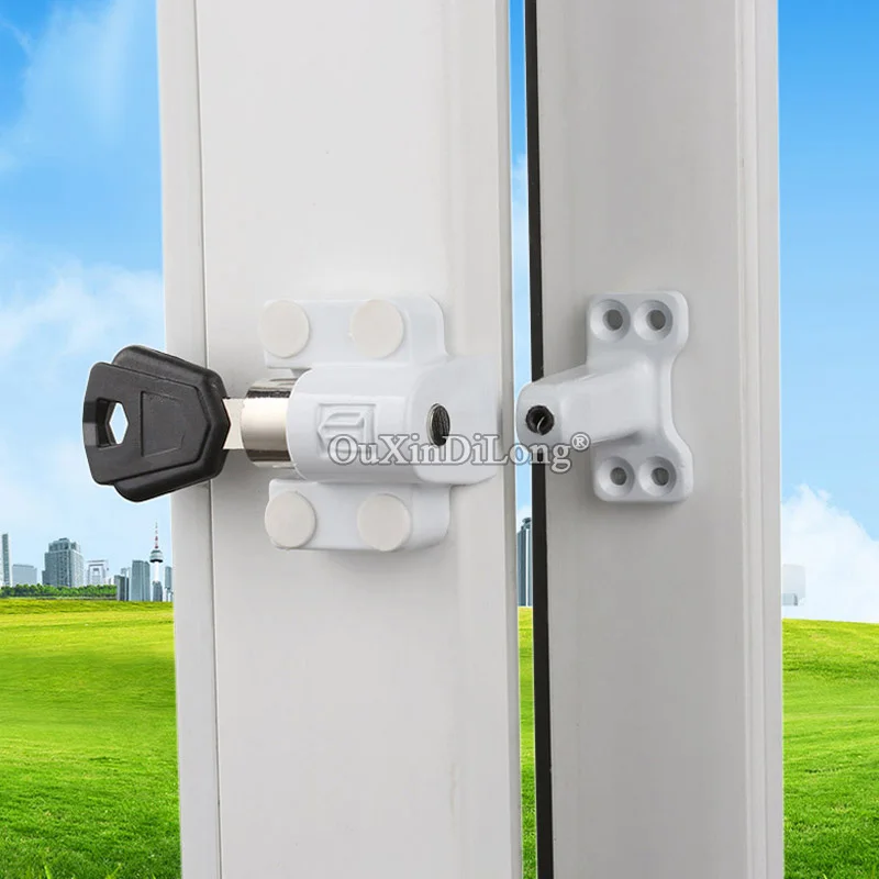 5PCS Child Safety Zinc Alloy Lock for the Aluminum Hinged Window Safe Lock For Aluminum Casement Window JF1636