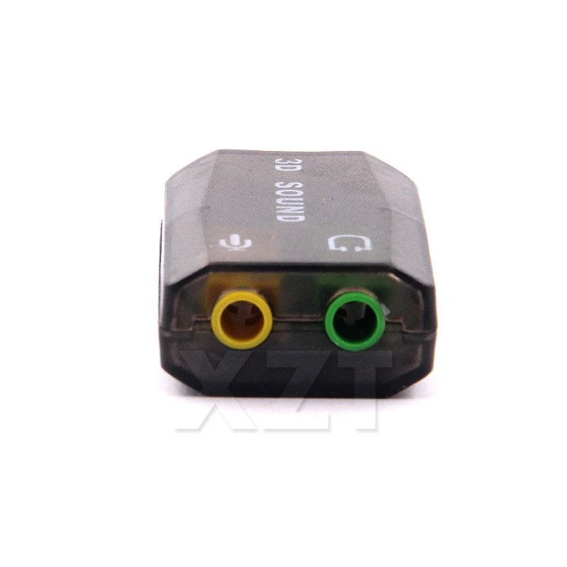 USB to 3D Audio USB External Sound Card Adapter 5.1 Channel Sound Professional Microphone 3.5mm