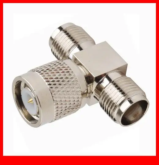 

10 pcs RF Coaxial adapter TNC Male to Female to Female 3 Way