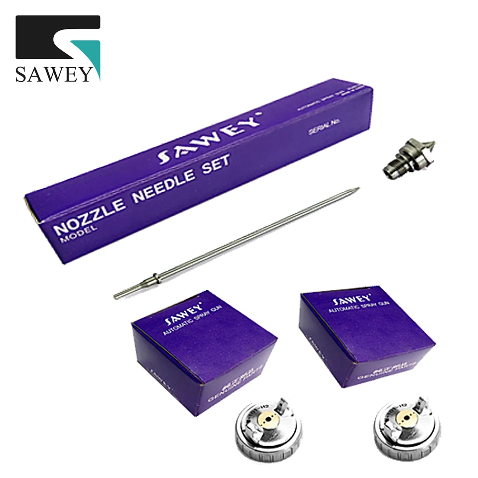 

Sawey Nozzle Needle air cap three piece parts set for W-101 hand manual spray gun,Japan 3pcs in 1 set paint tool Free shipping