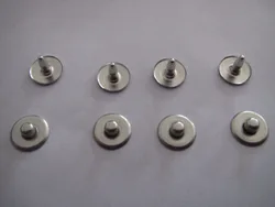 Free shipping 9.5mm brass rivet  for jeans  plating Matt silver   jeans button nail 200set