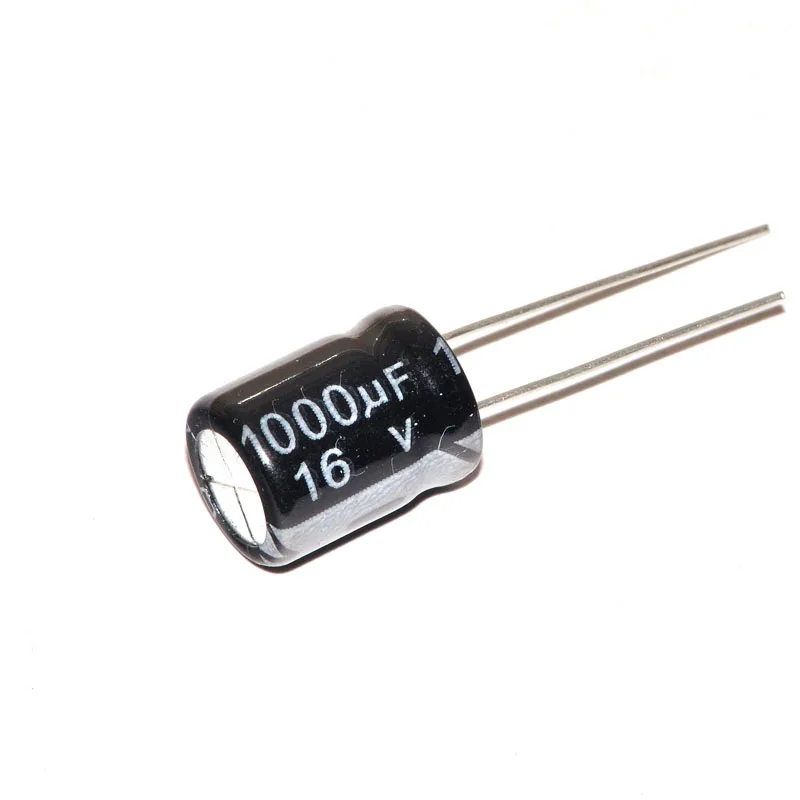 100Pcs 1000UF 16V 16V 1000UF Aluminum Electrolytic Capacitors Size 8*16MM 1000 UF / 16 V Electrolytic Capacitor